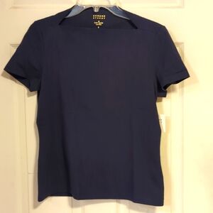 NWT Kate Spade size small Broome Street collection short sleeve Boat Neck tee